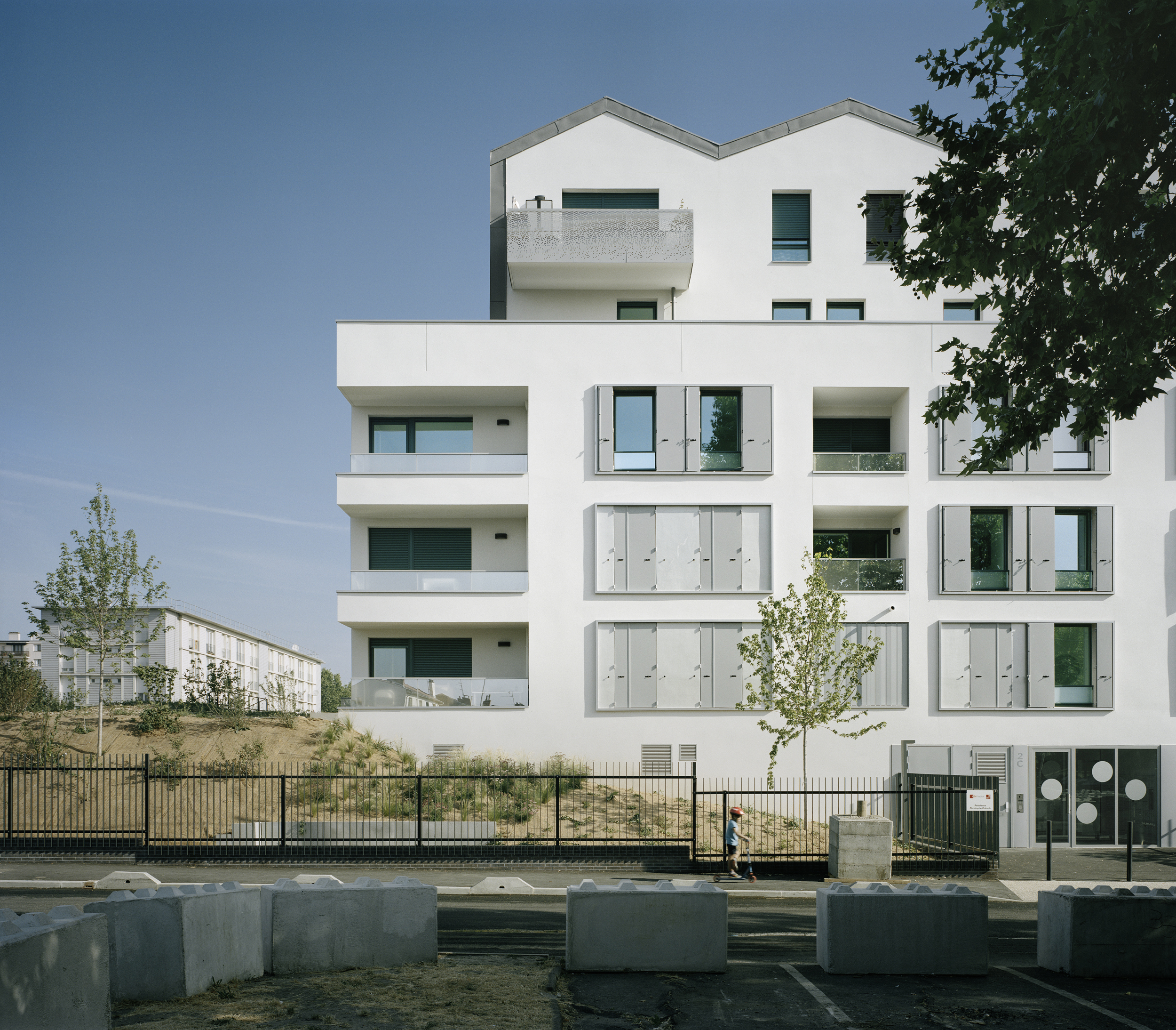 Bauen-Bauen, logements sociaux à Neuilly-sur-Marne, 17 juillet 2019.